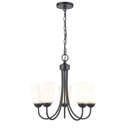 Millennium Lighting Ivey Lake 5 Light 20" Wide Chandelier Matte Black