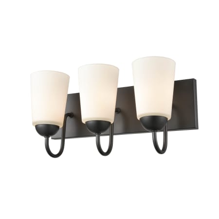 Millennium Lighting Ivey Lake 3 Light 16" Wide Bathroom Vanity Light Matte Black