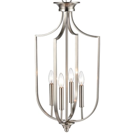 Millennium Lighting 4 Light 14" Wide Taper Candle Pendant Brushed Nickel