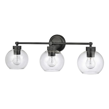 Millennium Lighting Jonatan 3 Light 25" Wide Vanity Light Matte Black
