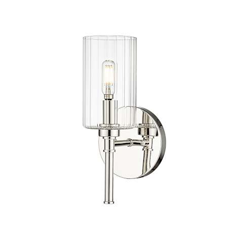 Millennium Lighting Chastine 12" Tall Wall Sconce Polished Nickel