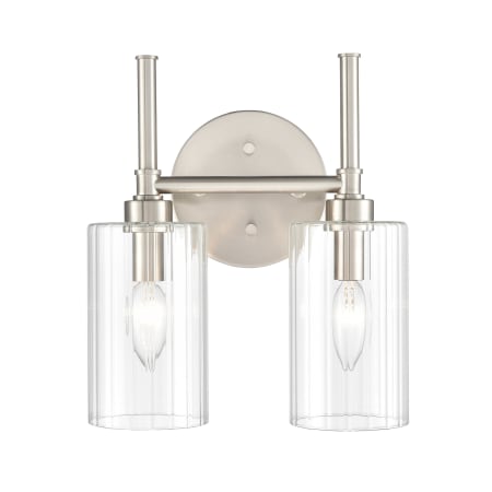 Millennium Lighting Chastine 2 Light 11" Wide Vanity Light Brushed Nickel