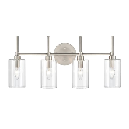 Millennium Lighting Chastine 4 Light 26" Wide Vanity Light Brushed Nickel