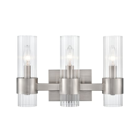 Millennium Lighting Caberton 3 Light 16" Wide Bathroom Vanity Light Brushed Nickel