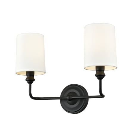 Millennium Lighting Leena 2 Light 16" Wide Vanity Light Matte Black