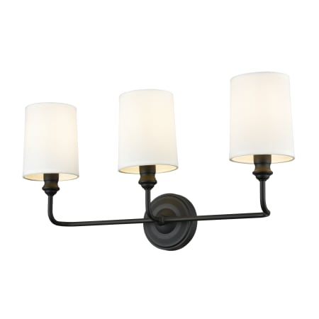Millennium Lighting Leena 3 Light 22" Wide Vanity Light Matte Black