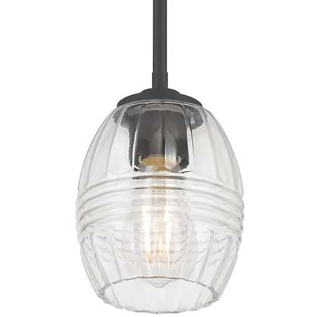 Millennium Lighting Miravelle 5" Wide Mini Pendant Matte Black