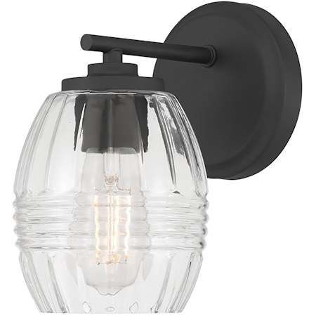 Millennium Lighting Miravelle 9" Tall Wall Sconce Matte Black