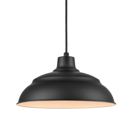 Millennium Lighting RLM Series 14" Wide LED Pendant Satin Black