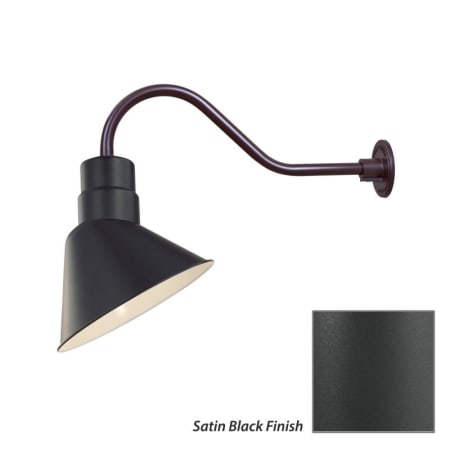 Millennium Lighting-RAS10-RGN22-Fixture with Satin Black Finish Swatch