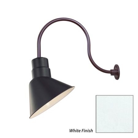 Millennium Lighting-RAS10-RGN24-Fixture with White Finish Swatch