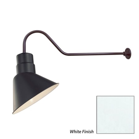 Millennium Lighting-RAS10-RGN41-Fixture with White Finish Swatch