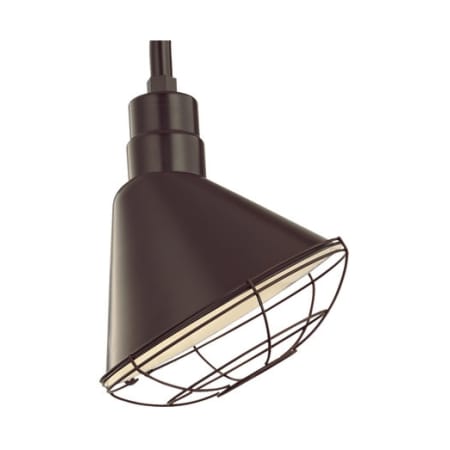 Millennium Lighting RLM 1 Light 12" Wide Outdoor Angle Cone Shade Architectural Bronze