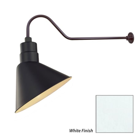 Millennium Lighting-RAS12-RGN41-Fixture with White Finish Swatch
