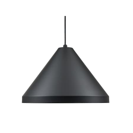 Millennium Lighting R Series 13" Wide Pendant Satin Black