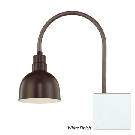 Millennium Lighting-RDBS10-RPAS-Fixture with White Finish Swatch