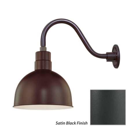 Millennium Lighting-RDBS12-RGN15-Fixture with Satin Black Finish Swatch