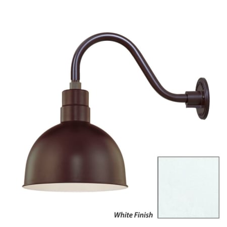 Millennium Lighting-RDBS12-RGN15-Fixture with White Finish Swatch
