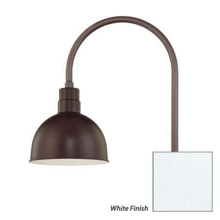 Millennium Lighting-RDBS12-RPAS-Fixture with White Finish Swatch