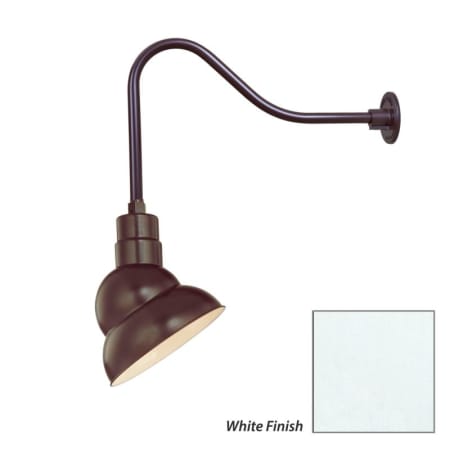 Millennium Lighting-RES10-RGN23-Fixture with White Finish Swatch
