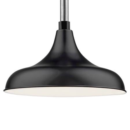 Millennium Lighting RLM Convertible 1 Light 14" Wide Outdoor Warehouse Shade Satin Black