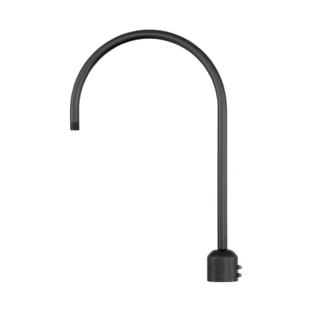 Millennium Lighting RLM One Light Post Adapter Satin Black