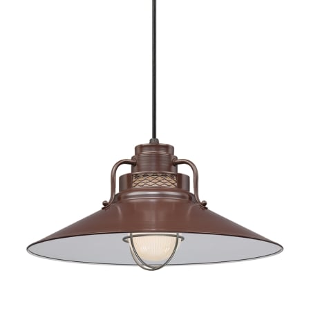 Millennium Lighting RLM 1 Light 18" Wide Cord Hung Pendant Architectural Bronze