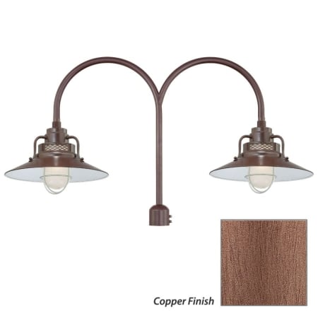 Millennium Lighting-RRRS14-RPAD-Fixture with Copper Finish Swatch