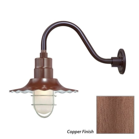 Millennium Lighting-RRWS12-RGN15-Fixture with Copper Finish Swatch
