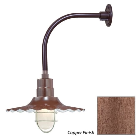 Millennium Lighting-RRWS15-RGN12-Fixture with Copper Finish Swatch