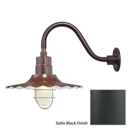 Millennium Lighting-RRWS15-RGN15-Fixture with Satin Black Finish Swatch