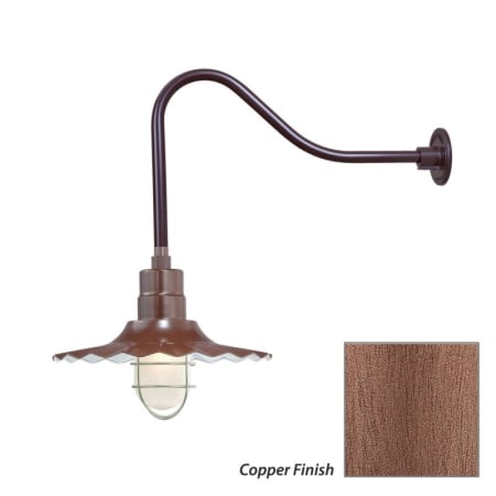 Millennium Lighting-RRWS15-RGN23-Fixture with Copper Finish Swatch