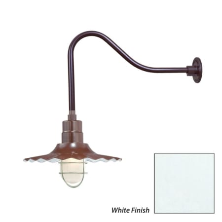 Millennium Lighting-RRWS15-RGN23-Fixture with White Finish Swatch