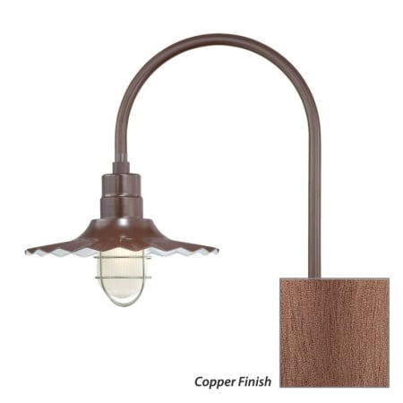 Millennium Lighting-RRWS15-RPAS-Fixture with Copper Finish Swatch