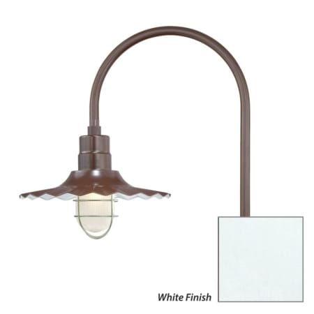 Millennium Lighting-RRWS15-RPAS-Fixture with White Finish Swatch