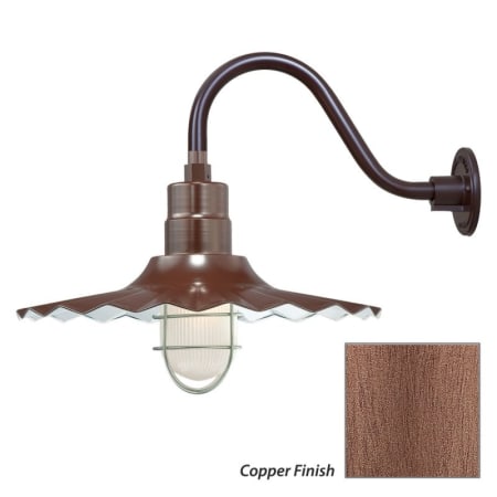 Millennium Lighting-RRWS18-RGN15-Fixture with Copper Finish Swatch