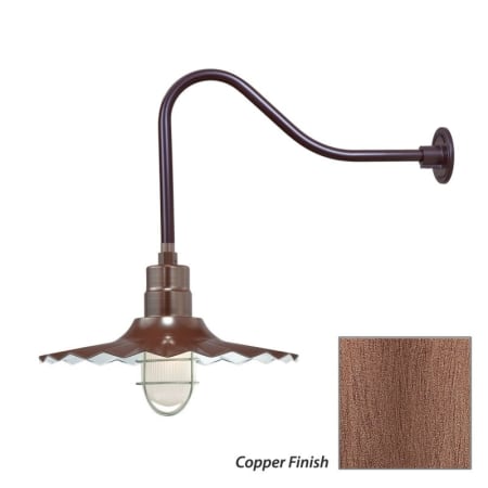 Millennium Lighting-RRWS18-RGN23-Fixture with Copper Finish Swatch