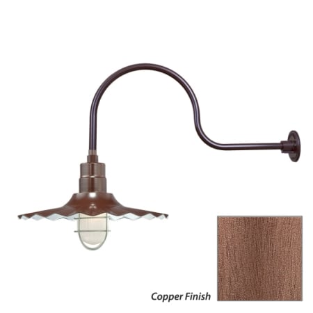 Millennium Lighting-RRWS18-RGN30-Fixture with Copper Finish Swatch