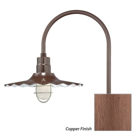 Millennium Lighting-RRWS18-RPAS-Fixture with Copper Finish Swatch