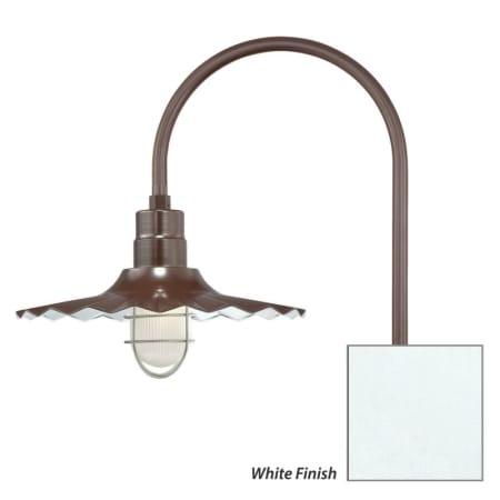 Millennium Lighting-RRWS18-RPAS-Fixture with White Finish Swatch