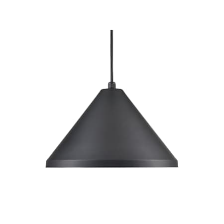 Millennium Lighting R Series 13" Wide Pendant Satin Black