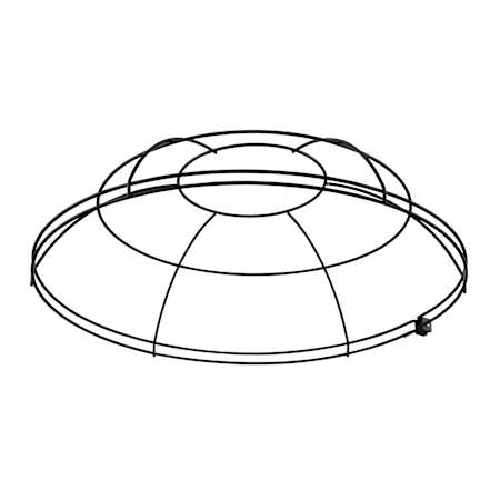 Millennium Lighting R Series 20" Wire Guard Accessory Satin Black