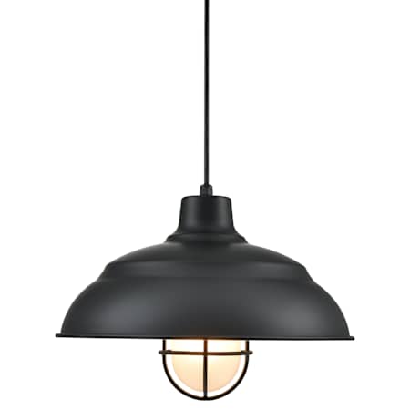 Millennium Lighting R-Series 17" Wide Outdoor Pendant Satin Black