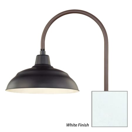 Millennium Lighting-RWHS17-RPAS-Fixture with White Finish Swatch