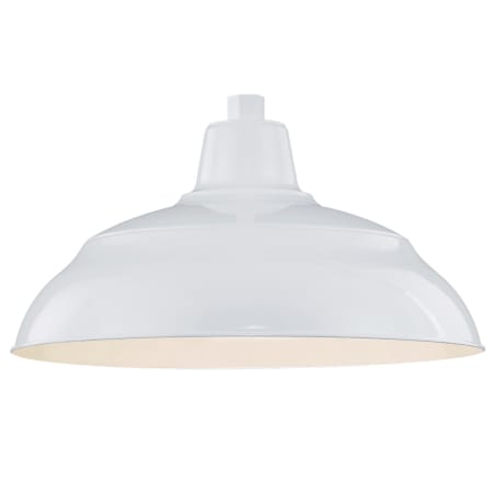 Millennium Lighting RLM 1 Light 17" Wide Outdoor Warehouse Shade White