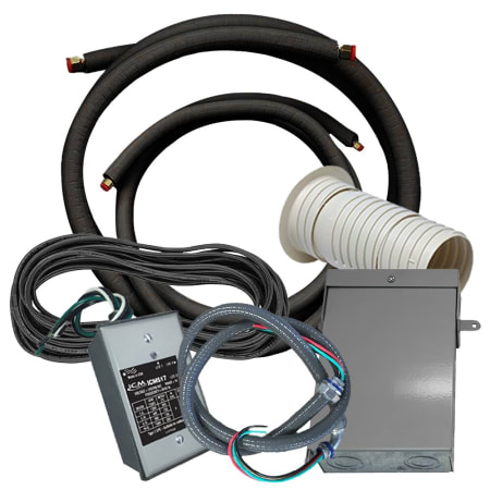 Mini Split Accessories Primary Mini Split Installation Starter Kit for Cassettes and Concealed Duct Units - 15' Long - 3/8" x 5/8" Line Set - One Required N/A