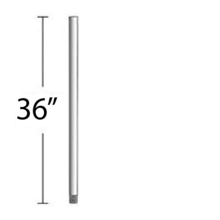 MinkaAire 36" Ceiling Fan Downrod for 12 Ft Ceilings Distressed Koa