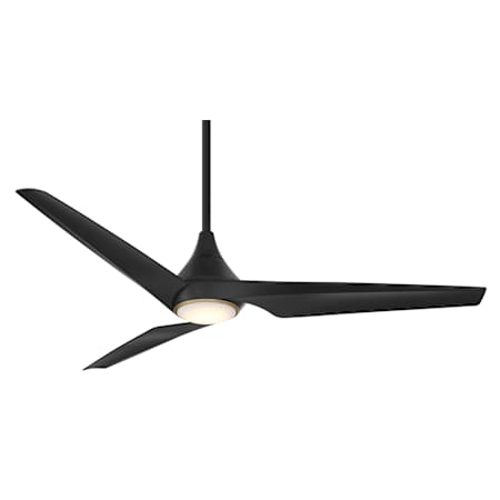MinkaAire Switch 60" 3 Blade Convertible LED Ceiling Fan with Remote Included Coal