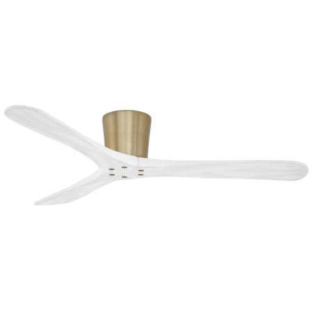 MinkaAire Avtur 60" 3 Blade Flush Mount Indoor Ceiling Fan with Remote Control Included Soft Brass