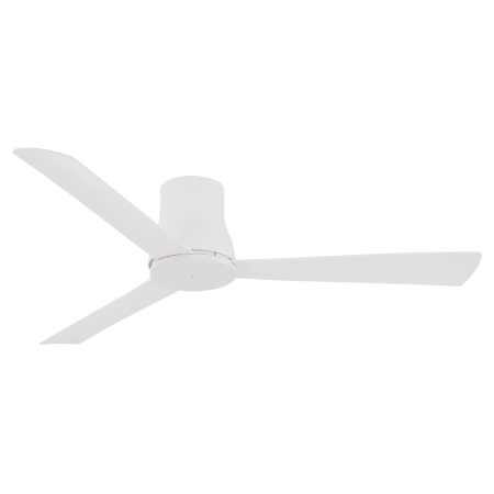 MinkaAire Simple Flush 52" 3 Blade Indoor / Outdoor Ceiling Fan with Remote Control Flat White